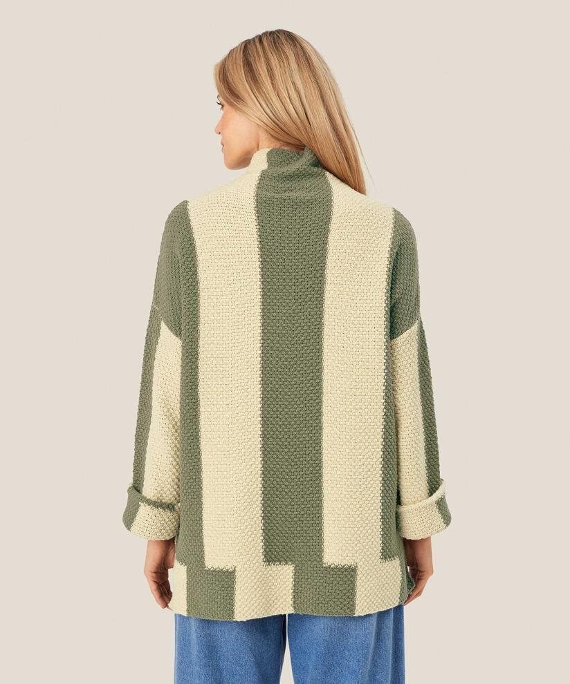 Fancy Jumper, D. Lichen Green